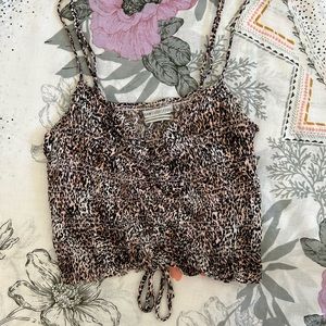 Urban Outfitters Cheetah Print top